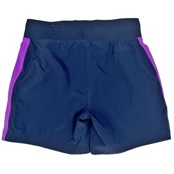 NWOT Tek Gear Blue Purple Athletic Running Workout Gym Pull On Shorts Women’s XS - Picture 2 of 5